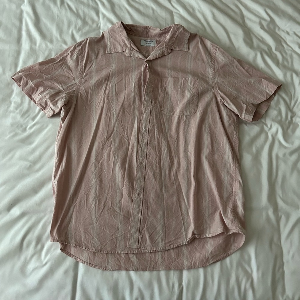 Old Navy - Pink Stripped Polo
